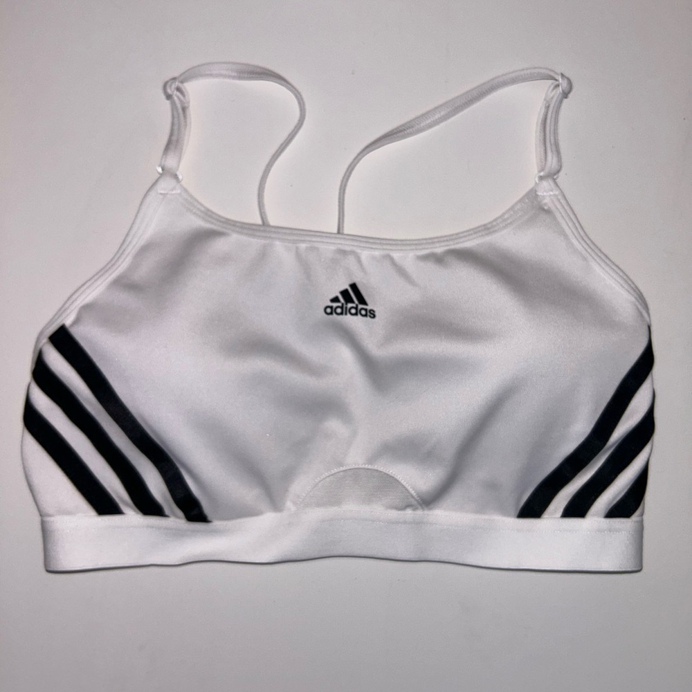 Adidas Women's White Sports Bra
